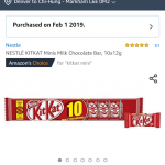 KitKat minis $2 on Amazon.ca
